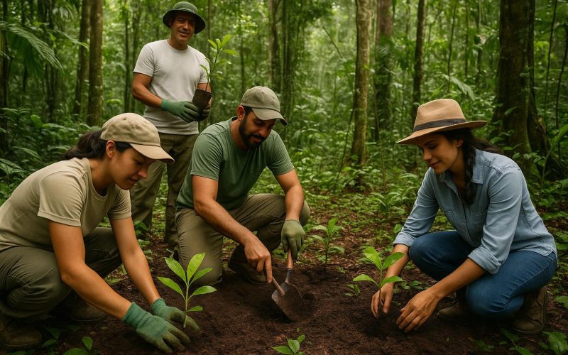 Deforestation and conservation efforts