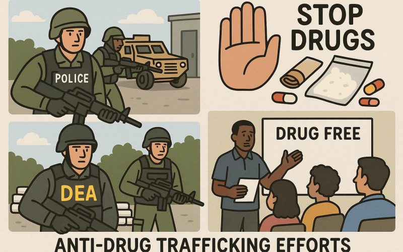 Efforts to combat drug trafficking and organized crime